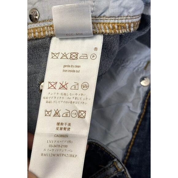 Louis Vuitton women medium Blue wash Skinny Jeans Size EU 36 US 4 - Picture 12 of 15